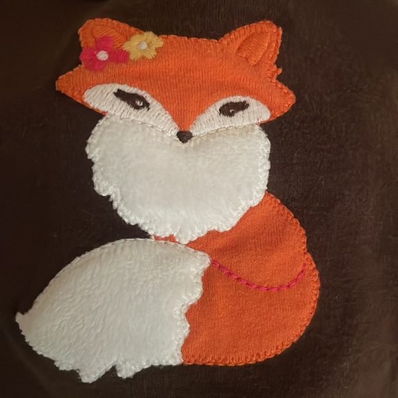 Gymboree & Children’s place Fox outfit top size 6 skirt size 5/6 - Picture 6 of 6